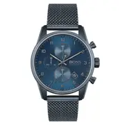 Hugo Boss Blue Steel Mesh Men's Chronograph Watch - 1513836