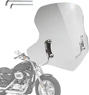 Acrylic Scooter Windshield - Multipurpose Acrylic Scooter Windscreen | Stylish Anti-Scratch Windscreen, Wear-Resistant Windshield for Block Wind, Stones