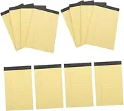 HOUDERCO 12 Pads Legal Pads Lined Note Paper Compact Notebooks Student Notepad Bulk for School Work Travel