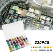 220Pc Blade Car Fuse Assorted Assortment Blade Kit Set Auto Truck Automotive (for: Peugeot)