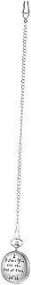 [Holibanna] Waist Chain Pocket Watch Man Watch Man Pocket Watch Nurse Keychain Watch Doctor Pocket Watch Keychain Clip Watch Pocket Clock Retro Pocket Watches Stainless Steel Silver