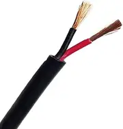 12V 24V AUTOMOTIVE 2/3/4/5/7 CORE THINWALL RED/BLACK CAR CABLE WIRE ROUND/FLAT (Round 2 Core 0.5mm² 11Amps, 10 Metres)
