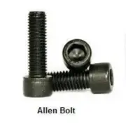 3/8-16X1 1/2 Coarse Thread Socket Head Cap Screw Black Oxide Plain 100 Pieces