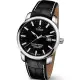 【TITONI 梅花錶】大師系列瑞士天文台認證 高級機械腕錶-紳士黑/ 41mm(83188 S-ST-577)