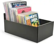 3L DVD/CD/Blu Ray Storage Box For Sleeves - Boxes For DVD Sleeve and CD Pocket Storage - Black - 10290