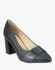 [Monique] Point Toe Block Heel