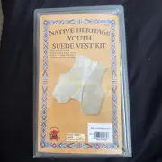 Native Heritage Suede Vest Kit Youth XL (Tandy)