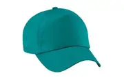 Beechfield Unisex Plain Original 5 Panel Baseball Cap (Emerald) (One Size)