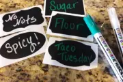 Liquid Chalk Markers -Dry Erase-Chalkboards Signs, Windows, Glass w/ FREE labels