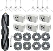24PCS Accessories Kit, Compatible for Ecovacs Deebot T20/T20MAX/T20PRO/X1 OMNI/T10 Omni/Turbo Robot Vacuum Cleaner Parts