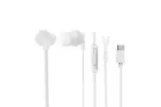 Cygnett CY2868HEUSB Essentials USB-C Earphones White, Cable length 1.1M, Built-in Microphone
