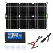 180W Solar Panel Kit 12V Battery Charger with 50A Controller for Caravan Boat RV Black