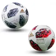 World Cup 2018 Size 5 Soccer Ball 2 Pcs Set – Iconic Match Ball for Fans & Play.