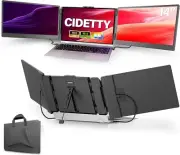 Laptop Screen Extender, 14'' FHD 1080P IPS Ultra-Thin 14" Triple Monitor