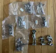 RARE MARVEL COLLECTION- 1990 MAURUS GALLO PEWTER SCULPTURES - SET OF 9