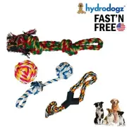 4 Pack Dog Rope Chew Toy Bundle for Medium Large Dogs Durable Aggressive Chewers
