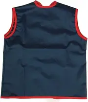 SILLY BILLYZ Waterproof Paint Apron No Sleeves, Navy, 0-3 Yrs+