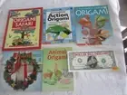 6 ORIGAMI Books Japanese Paper Folding Christmas Animals Money