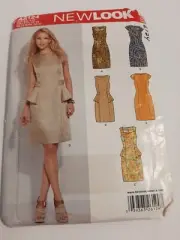 UNCUT LADY'S DRESSES Sewing Pattern size 6- 16 New Look K6124