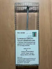 687 - HO Scale Tomar Lower Quadrant Train Order Board Signal #H-844