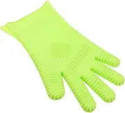 FOMIYES Hairdressing Gloves Grill Gloves BBQ Gloves Silicone Oven Gloves Heat Gloves for Hair Styling Cooking Gloves Grilling Gloves for Men Gloves for Grilling Barbecue Gloves