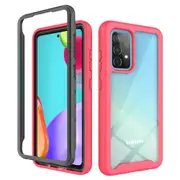 MCC Shockproof Bumper Case Samsung Galaxy A13 4G Clear Back Cover A135 [Magenta]