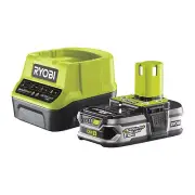 Ryobi 18 V Battery and Quick Charger, 1.5 A, 5133003357