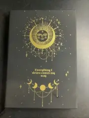 Everything I Desire Comes my Way Manifestation Gold Foiled Journal Book NEW