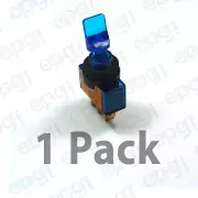 SPST (ON/OFF) ILLUMINATED TOGGLE SWITCH "BLUE" 20AMPS - 12VDC #66-2036-1PK