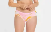 Bonds Ladies WUU7A RI5 Marble Glaze Printed Hipster Boyleg Brief Size 12 New