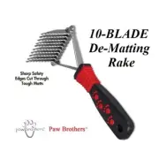10 SAFETY BLADE DEMATTING Y RAKE Tool DOG CAT GROOMING Dematter De-Matting Razor