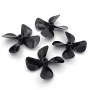 Model Boat Propeller 60mm 70mm 5mm Shaft PC 4-Blades Prop for RC Bait Tug Boat