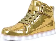 [IGxx] LED Light Up Shoes Light for Men High Top LED Sneakers USB Recharging Shoes Women Glowing Luminous Flashing Shoes LED Kids