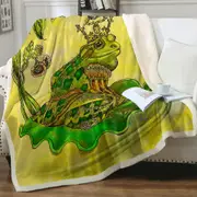 Fairy Tales Art Frog Prince Throw Blanket
