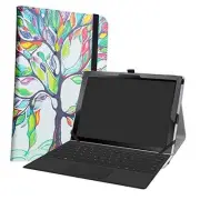 Compatible with Galaxy Book2 12 Tablet Case,LiuShan PU Leather Slim Love Tree