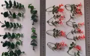 1/35 - 1/16 Plastic Plants - Jungle Plant Set #5 (10pcs, 2 types)