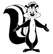 Pepe Le Pew 4 Inch Color Die-Cut Decal Sticker *Free Shipping