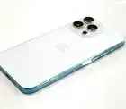CUSTOM SKY BLUE Polished Frame Apple iPhone 16 Pro Max 1 TB White Back Unlocked