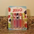 Jell-O 5 Flavored Lip Gloss Set NEW