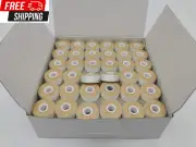 Prewound Bobbin Card Board Size L White Color 144Pcs per Box 75D/2 Polyester Dou