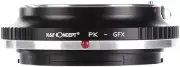 K&F Concept Lens Mount Adapter for Pentax K PK Lens to Fujifilm G GFX Camera