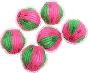 ZUNOXAZ Pet Hair Removal Balls 6pcs Reusable Laundry Balls for Cats Washing Machine Hair Catcher
