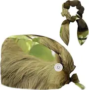 [YTYVAGT] Scrub Caps Women,Scrub Hats Suitable for Women,Animal Tree Sloth