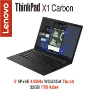 ThinkPad X1 Carbon i7 6P+8E Cores WQUXGA Touch 32GB 1TB 4.0x4 2Y Premier+ADP
