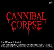 Cannibal Corpse Stickers Reflective Car Decals Rock Band Best Gifts R