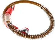 GARVALON Motorcycle Brake Line Oil Hose Scooter Part Chrome Head Cm Length Yellow