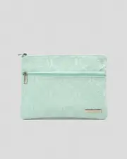 [Mooloola] Mooloola Holly Large Pencil Case in Mint One Size Mint