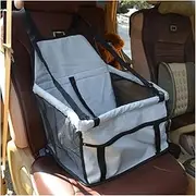 Pet Dog Car Carrier Seat Bag Waterproof Basket Folding Hammock Pet Carriers Bag for Small Cat Dogs Safety Travelling Mesh Bag(13 Wires R-S)