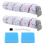Replacement Brush Roller for IFloor Wet Dry Cordless Vacuum Cleaner, 2 Pack Roller Brush +2 Pre-Fil