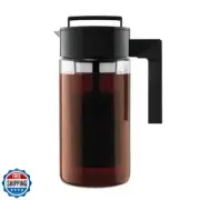 Takeya Tritan Cold Brew Coffee Maker - Airtight Pitcher with Leak-Free Lid -
